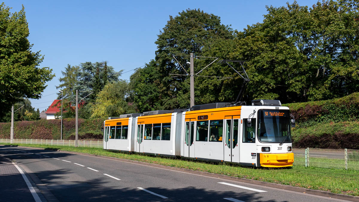 MVG 207 (Typ GT6M-ZR) Carl-Zeiss-Straße, Mainz