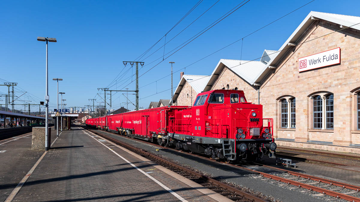 DB 714 113 Fulda Betriebswerk