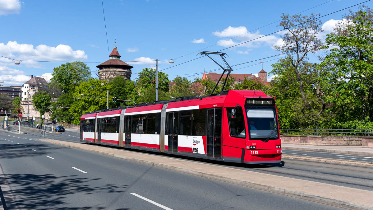 VAG 1119 (Typ GT8N) Hallertor, Nürnberg