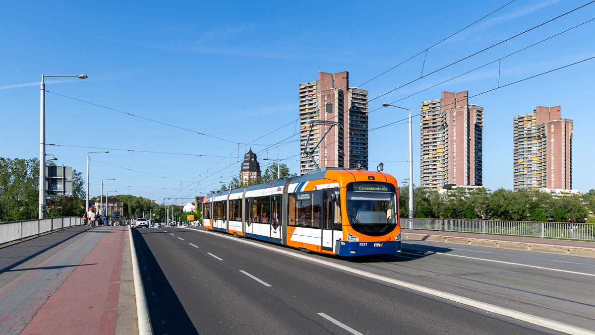 RNV 2221 (Typ RNV6-ER) Kurpfalzbrücke, Mannheim