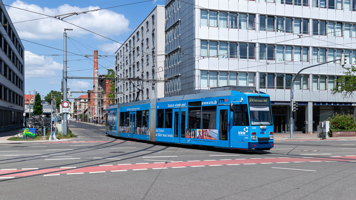 RNV 3265 (Typ MGT6D) Hauptbahnhof, Heidelberg