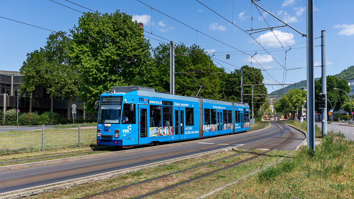 RNV 3265 (Typ MGT6D) Stadtwerke, Heidelberg
