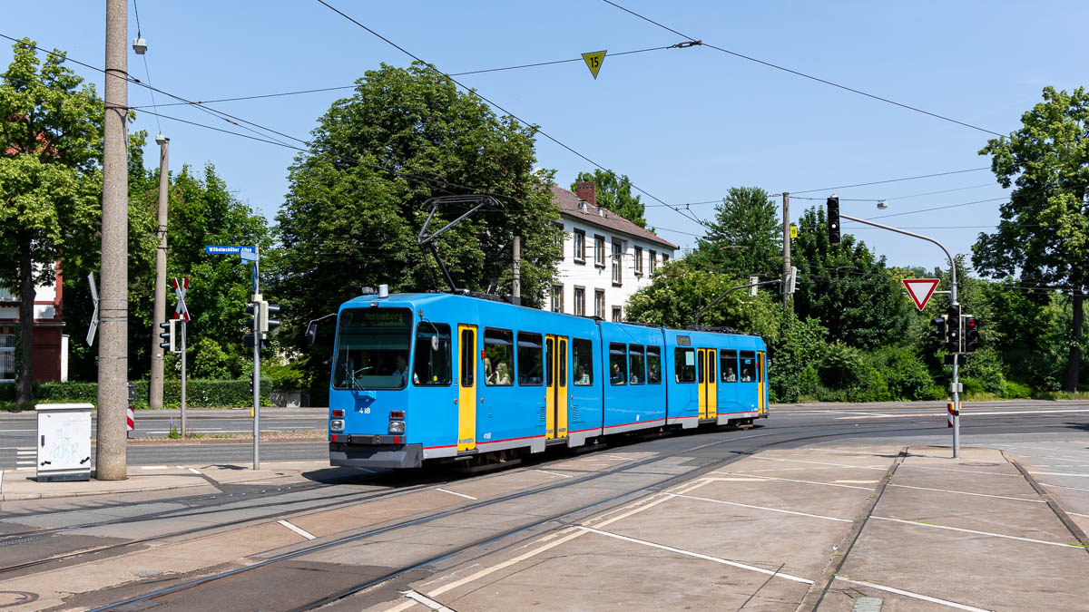 KVG 418 (Typ N8C) Bahnhof Wilhelmshöhe, Kassel