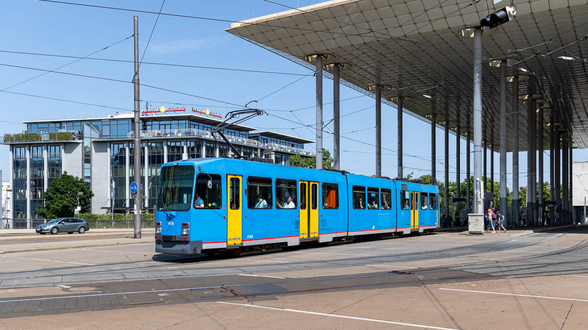 KVG 418 (Typ N8C) Bahnhof Wilhelmshöhe, Kassel