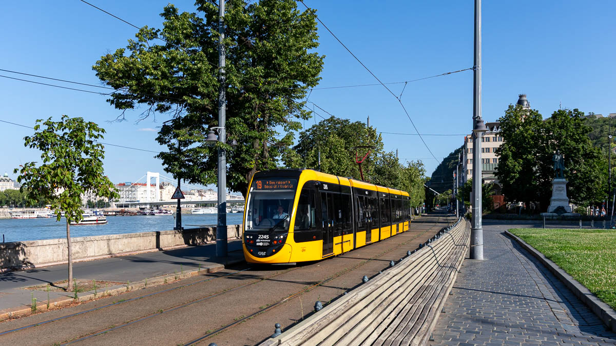 BKV 2245 (Typ CAF) Várkert Bazár, Budapest