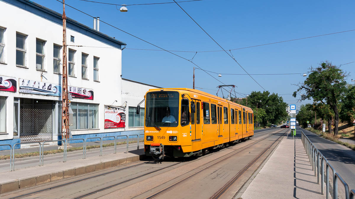BKV 1549 (Typ TW6000) Hentes utca, Budapest