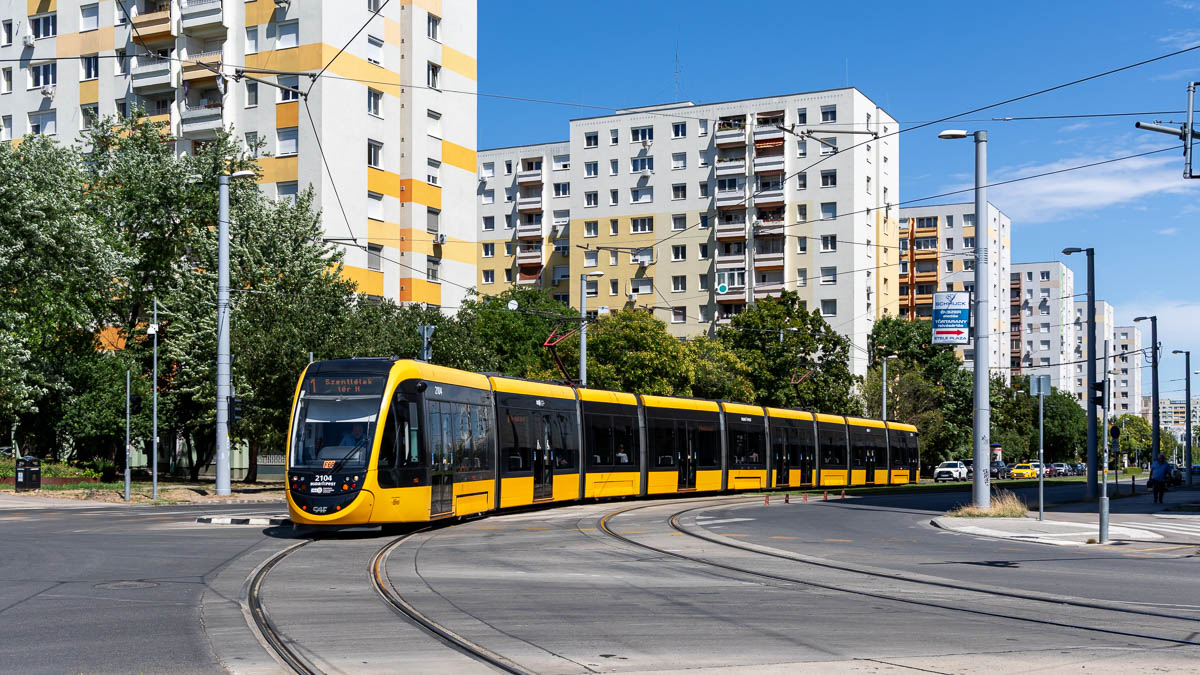 BKV 2104 (Typ CAF) Kelenföld, Budapest