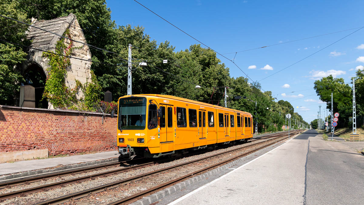 BKV 1603 (Typ TW6000) Magdolna utca, Budapest