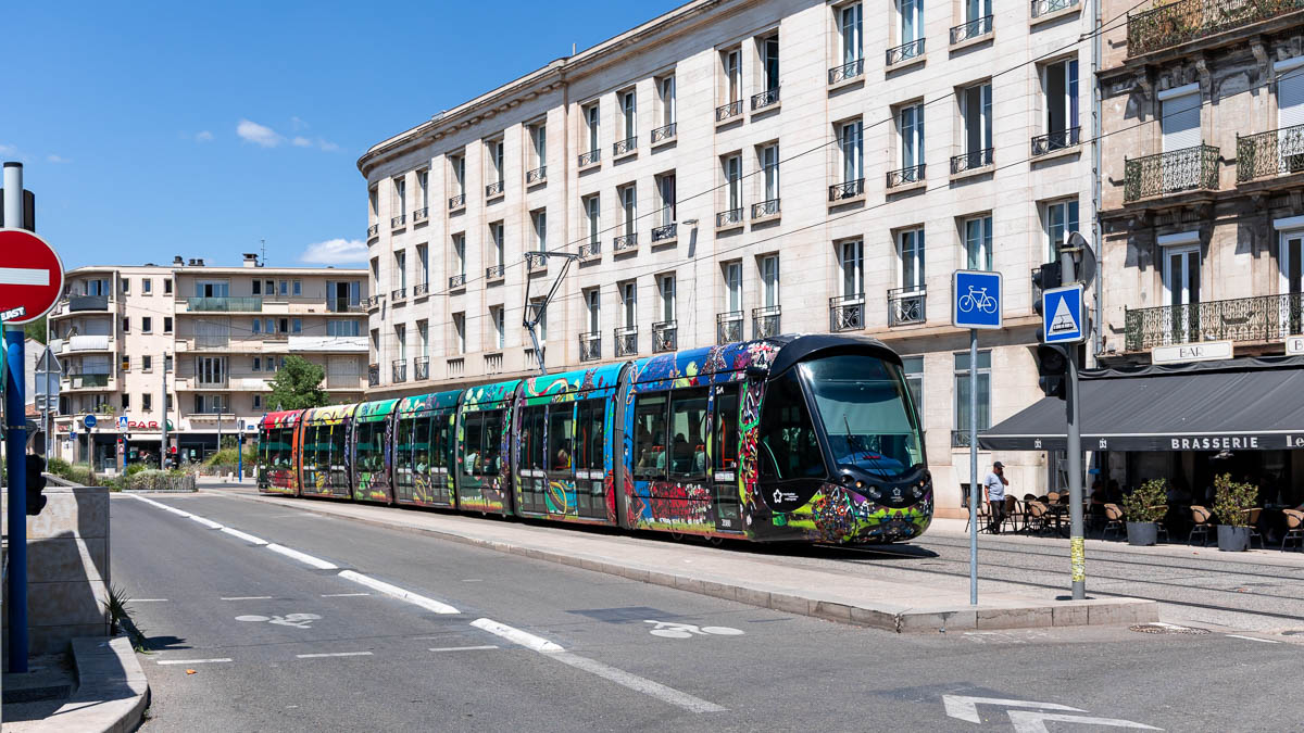 TaM 2080 (Typ Citadis) Plan Cabanes, Montpellier