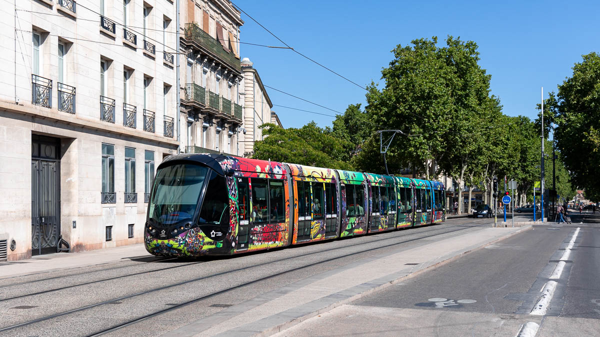 TaM 2080 (Typ Citadis) Plan Cabanes, Montpellier