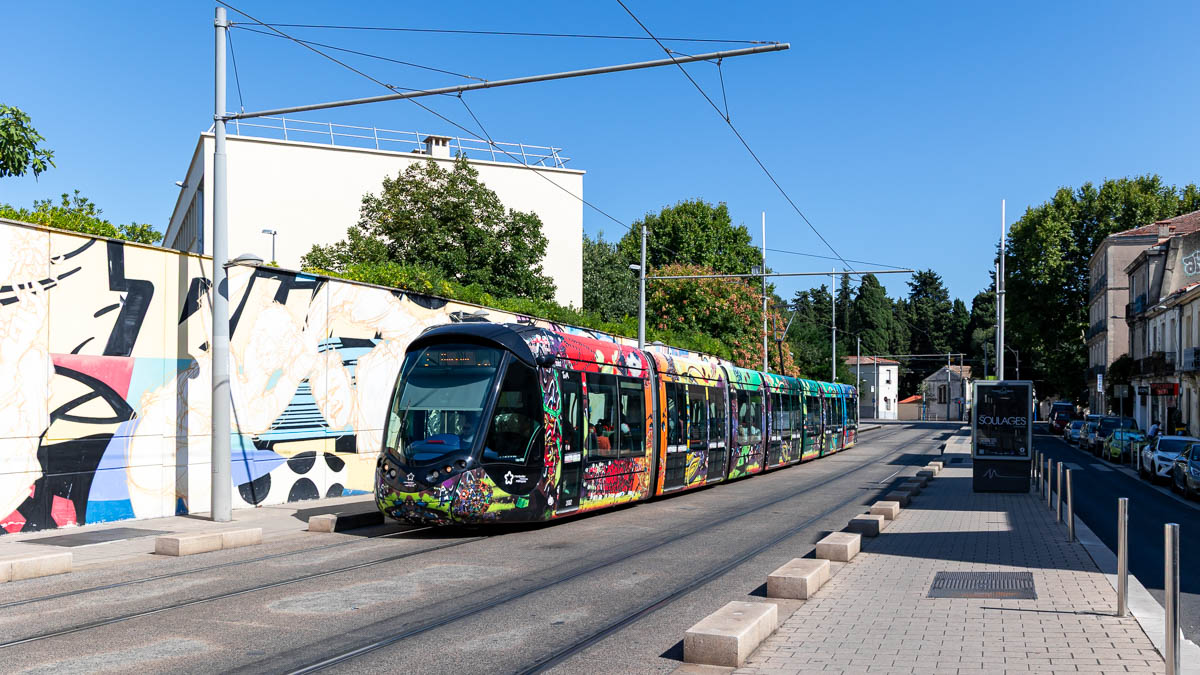 TaM 2082 (Typ Citadis) Place Carnot, Montpellier