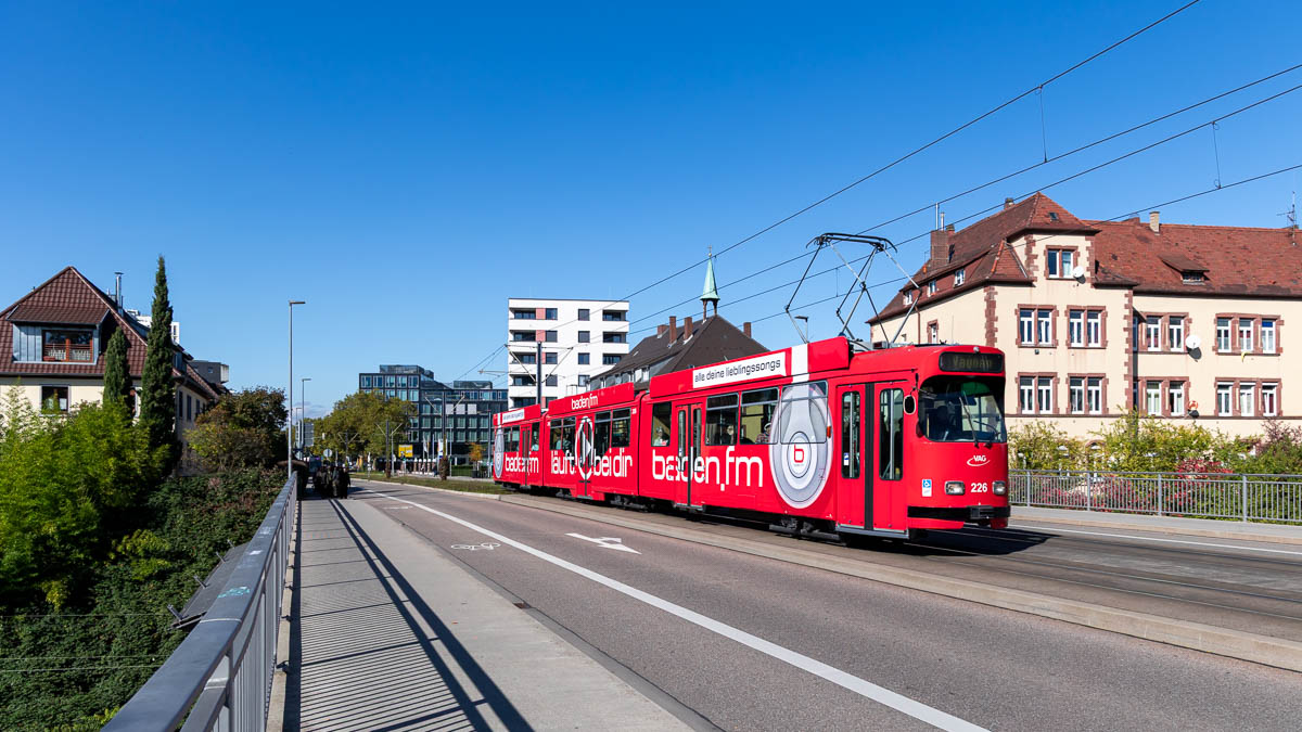 VAG 226 (Typ GT8N) Killianstraße, Freiburg i.Br.