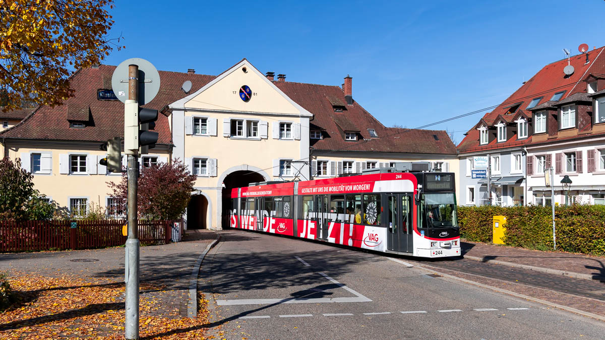 VAG 244 (Typ GT8Z) Klsterplatz, Freiburg i.Br.
