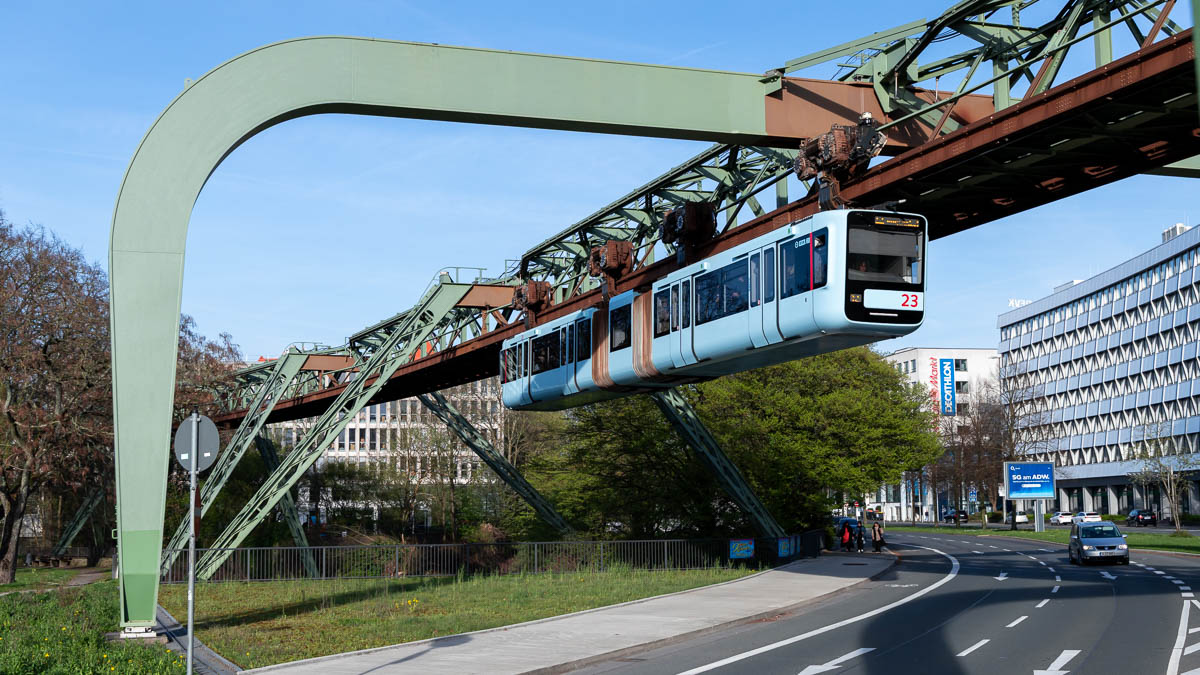 WSW 23 (Baureihe 14) Kluser Brücke, Wuppertal