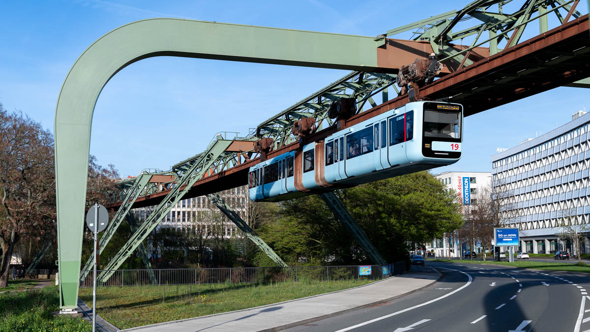 WSW 19 (Baureihe 14) Kluser Brücke, Wuppertal