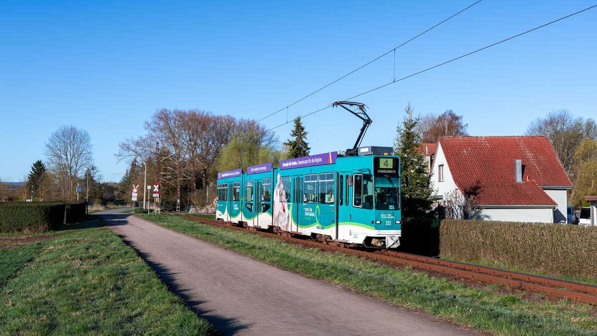 TWSB 222 (Be 4/8) Siedelhofstraße, Gotha