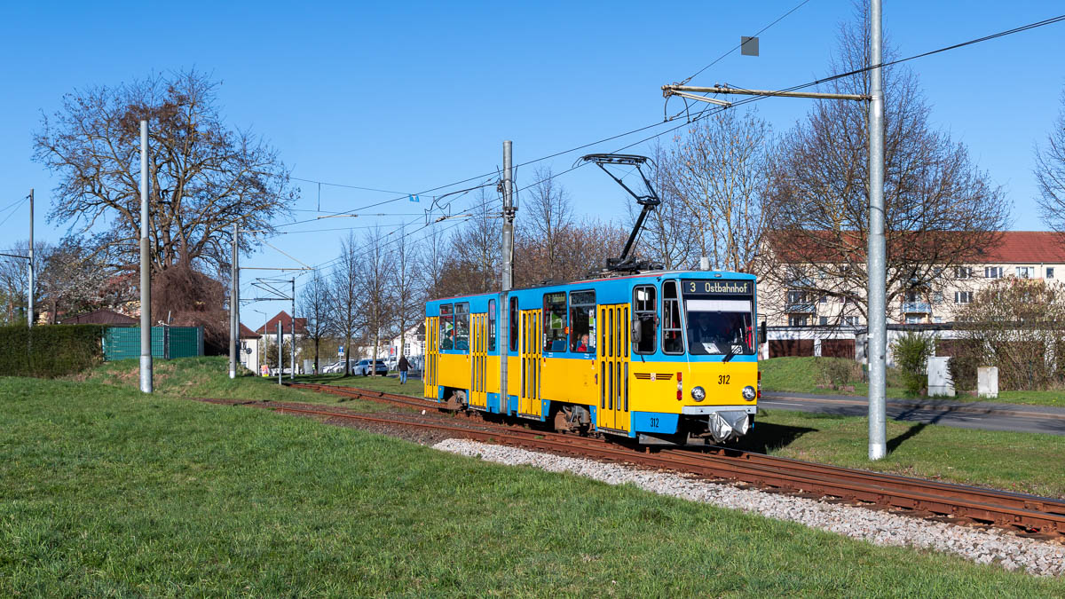 TWSB 312 (Typ KT4DC) Wagenhalle, Gotha