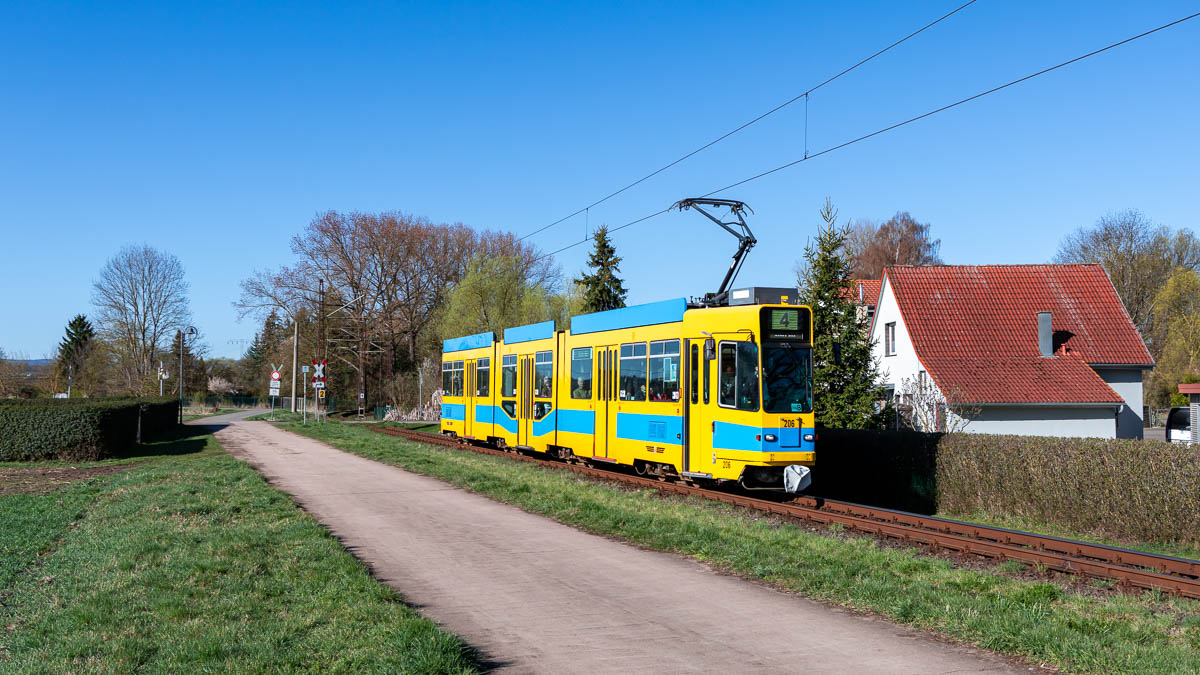 TWSB 206 (Be 4/8) Siedelhofstraße, Gotha
