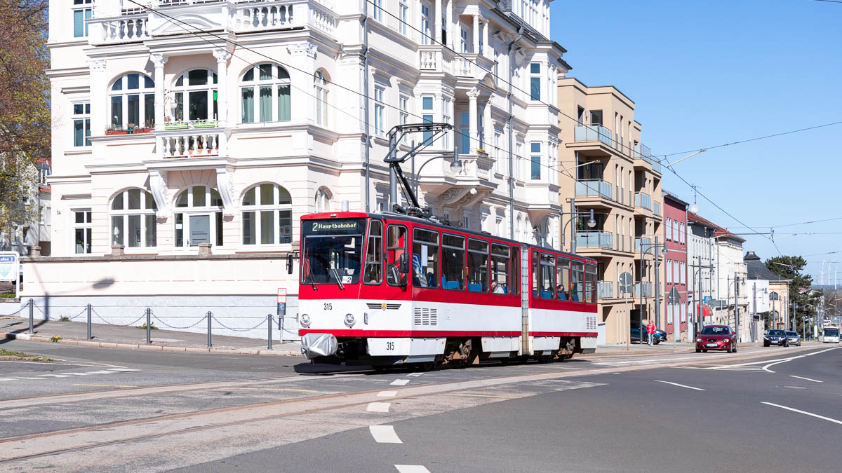 TWSB 315 (Typ KT4DC) Friedrichstraße, Gotha