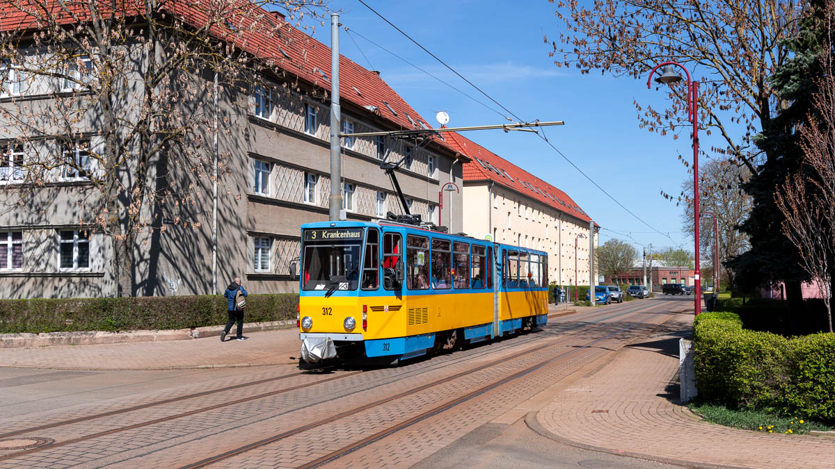 TWSB 312 (Typ KT4DC) Leinefelder Straße, Gotha