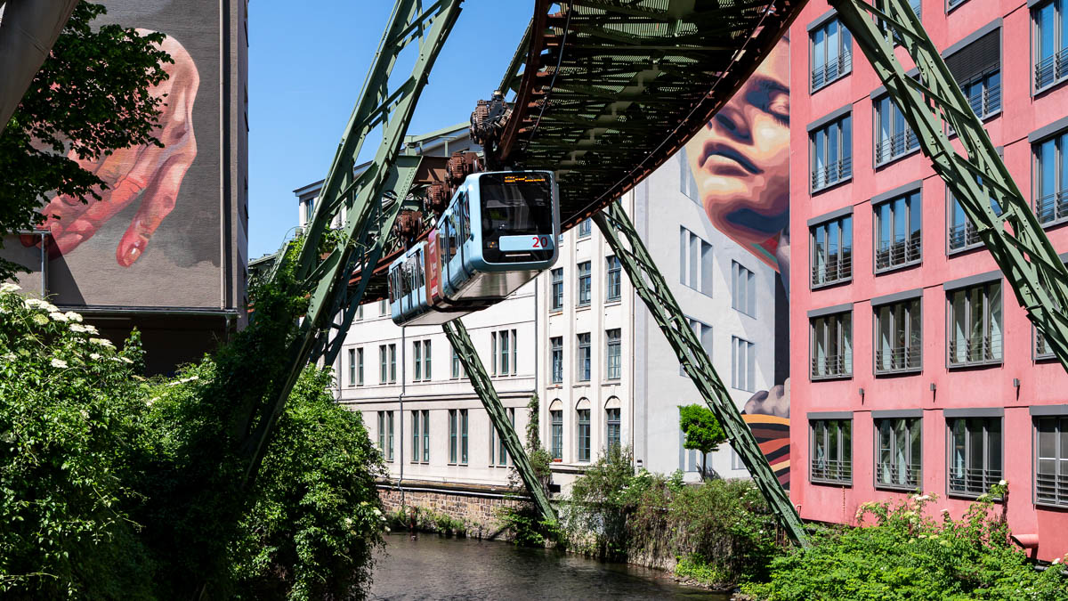 Schwebebahn Wuppertal: WSW 20 in Wuppertal, Kluse
