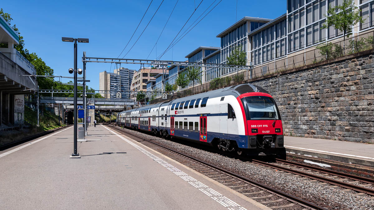S-Bahn Zürich: SBB 514 037 in Zürich Wiedikon