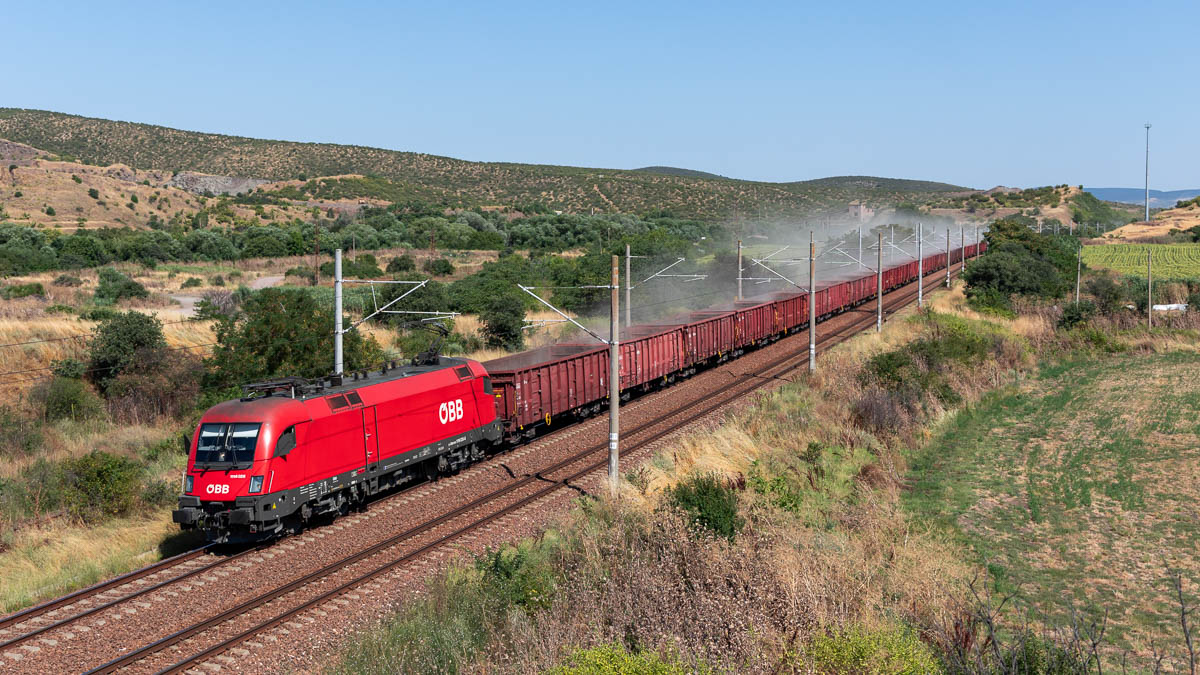 Bahn in Bulgarien: ÖBB 1116 026 in Kamenni Karieri