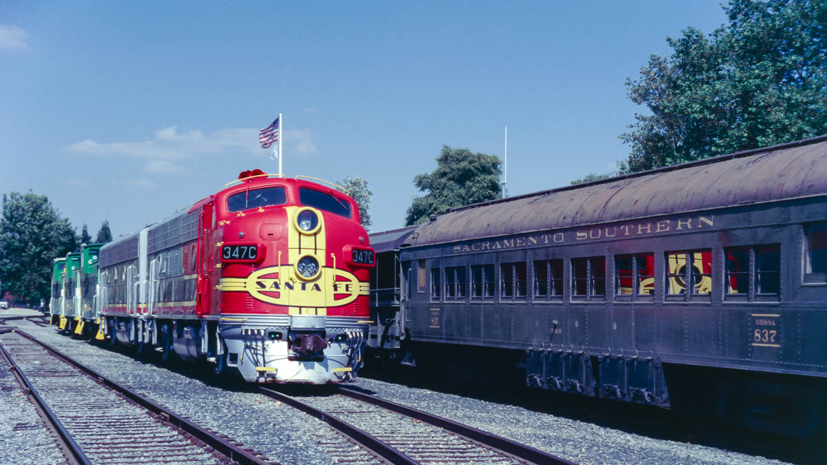 ATSF 347C (EMD F7A) Sacramento, CA